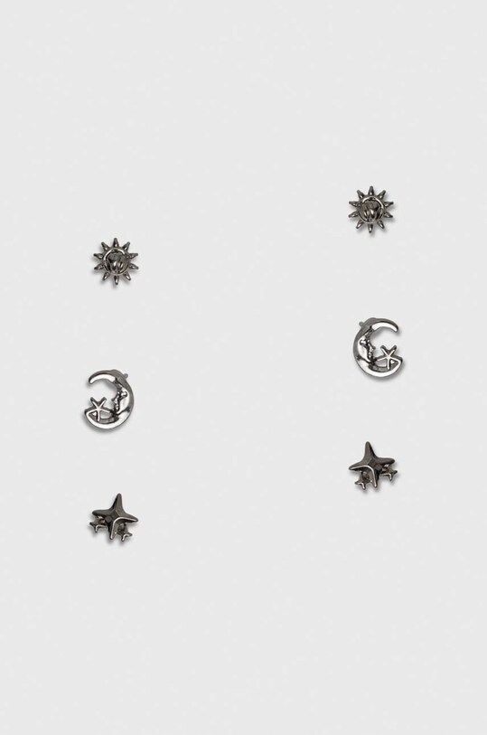 Kolczyki damskie z ozdobnymi elementami (3-pack) kolor czarny 3-pack czarny RW23.AKD503