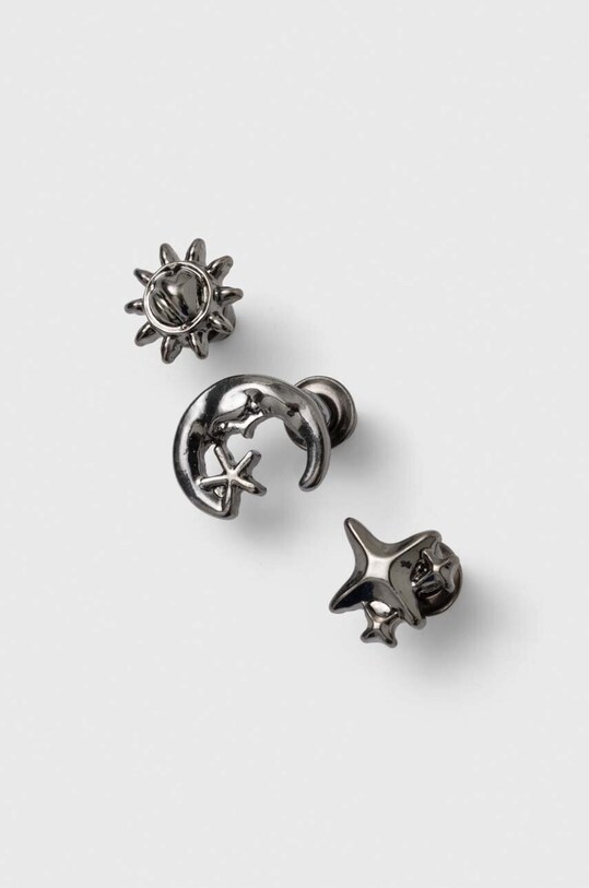 Kolczyki damskie z ozdobnymi elementami (3-pack) kolor czarny RW23.AKD503 czarny RW23