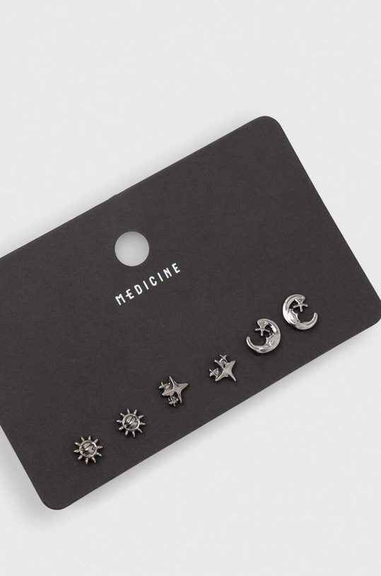 Akcesoria Kolczyki damskie z ozdobnymi elementami (3-pack) kolor czarny RW23.AKD503 czarny