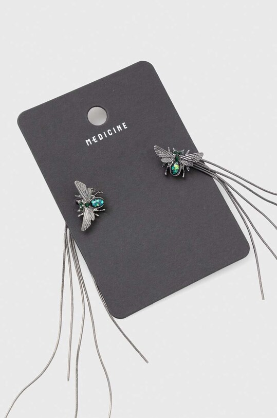 Akcesoria Kolczyki damskie z ozdobnymi elementami kolor czarny RW23.AKD504 czarny