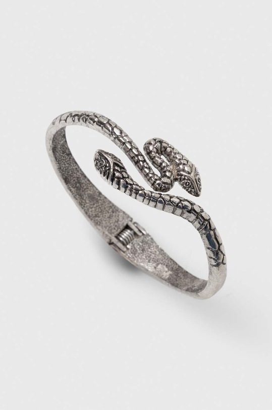 Bransoletka damska z ozdobnymi elementami kolor srebrny srebrny RW23.AKD506