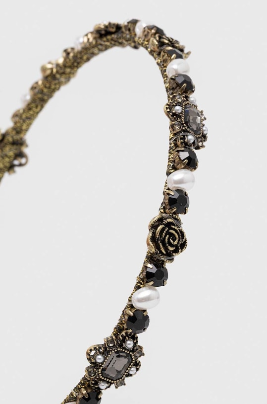 Opaska do włosów damska z ozdobnymi elementami kolor złoty RW23.AKD905 złoty RW23