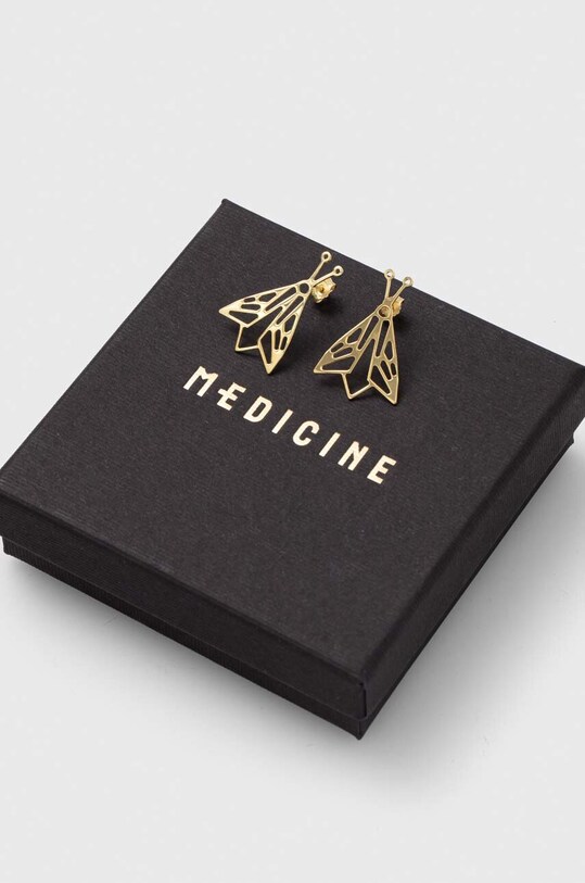 Аксесуари Срібні сережки з позолотою Medicine RW23.AKDA08 жовтий