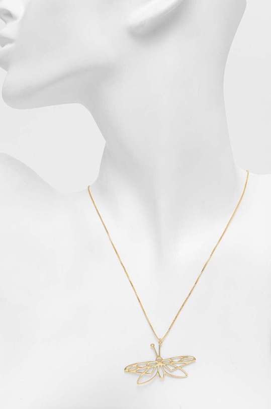 Medicine naszyjnik ze srebra pokrytego złotem żółty RW23.AKDA09