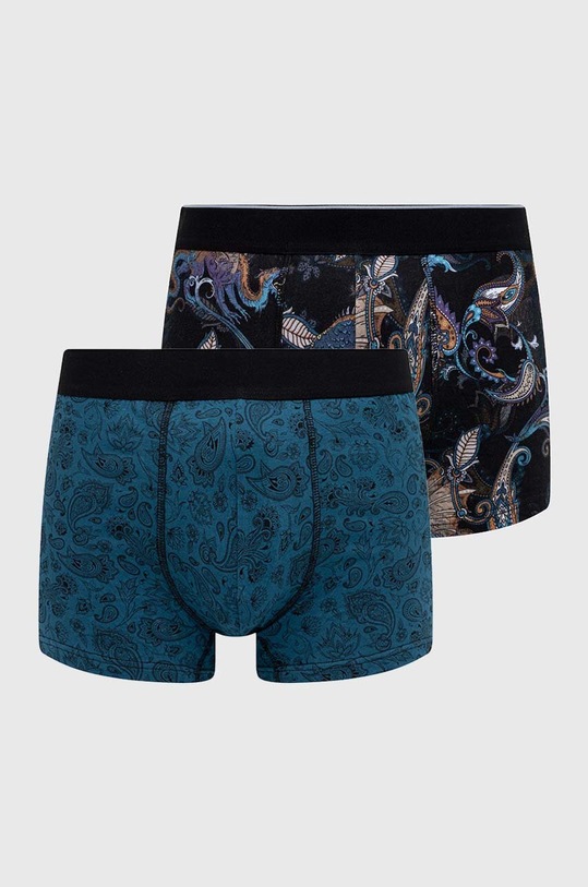 Bokserki męskie wzorzyste (2-pack) kolor multicolor dzianina multicolor RW23.BIM510