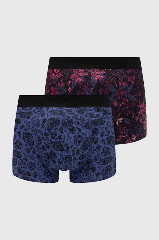 Boxerky pánske so vzorom (2-pack) viac farieb pletenina viacfarebná RW23.BIM700