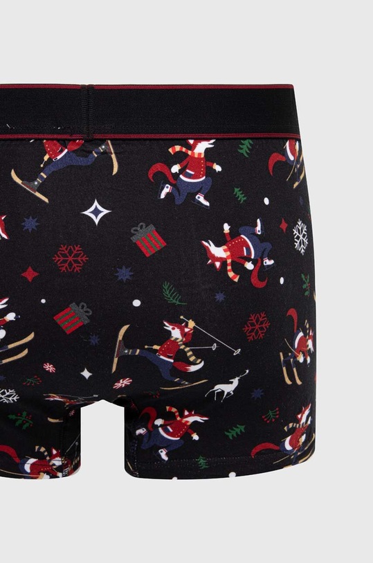 Bavlnené boxerky pánske vianočné (2-pack) RW23.BIMA02 viacfarebná