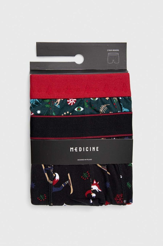 Bavlnené boxerky pánske vianočné (2-pack) RW23.BIMA02