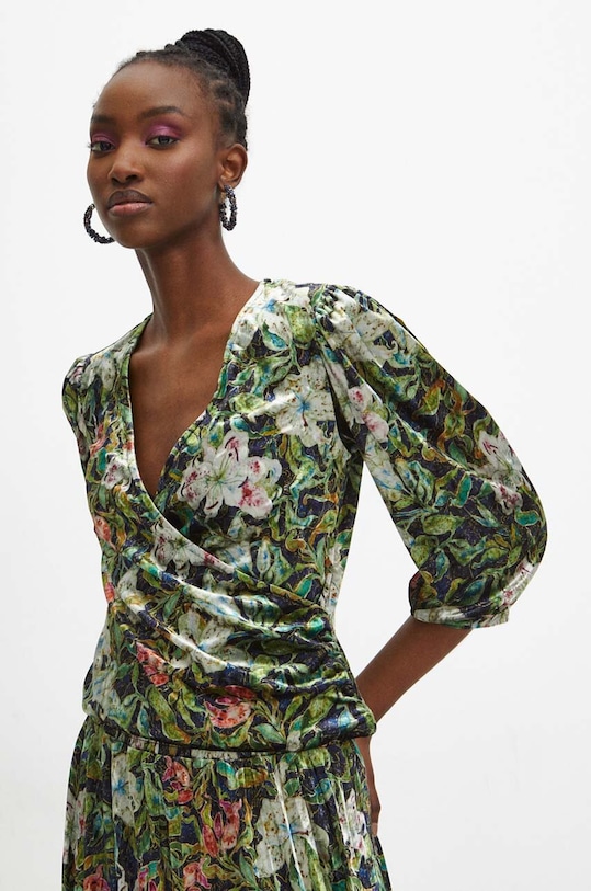 Blúzka dámska z kolekcie Medicine x Veronika Blyzniuchenko RW23.BKDB52 viacfarebná RW23