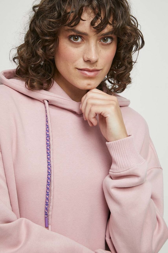 Mikina dámská růžová barva růžová RW23.BLD060