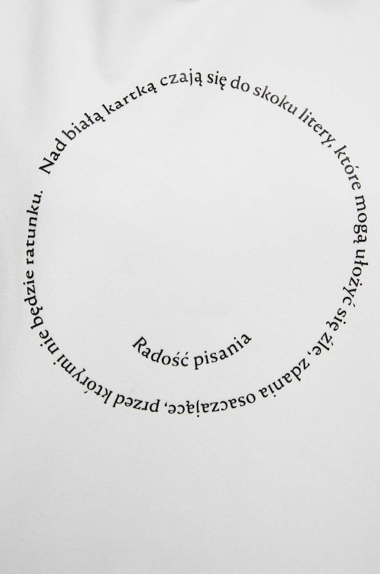 Mikina dámska Jubilejná kolekcia Nadácia W. Szymborskej x Medicine béžová farba RW23.BLD352