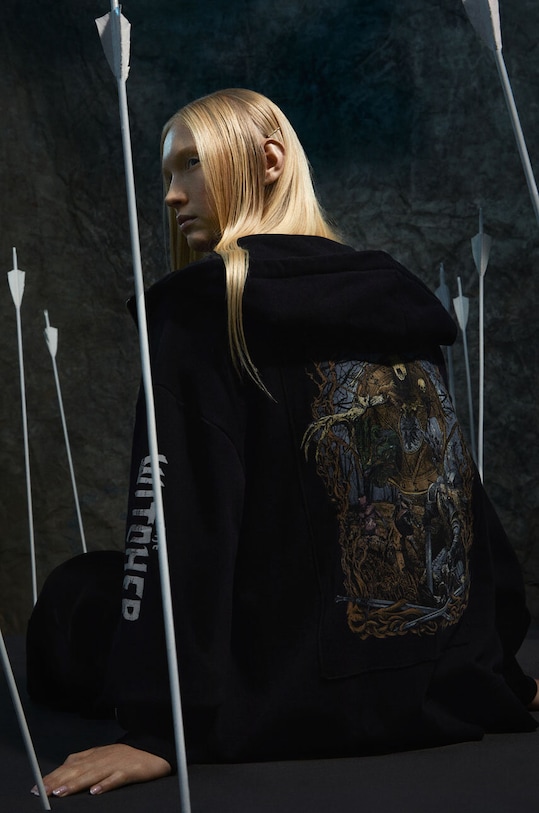 Bluza damska z kolekcji The Witcher x Medicine kolor czarny pozostałe czarny RW23.BLD950