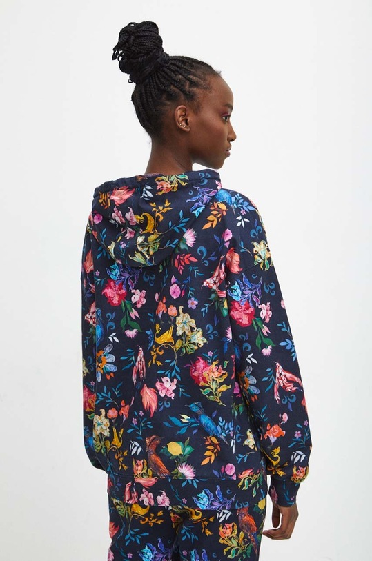 Bluza damska z kolekcji Medicine x Veronika Blyzniuchenko kolor granatowy granatowy RW23.BLDB52