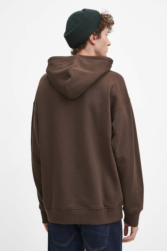 Oblečenie Mikina pánska hnedá farba RW23.BLM902 hnedá