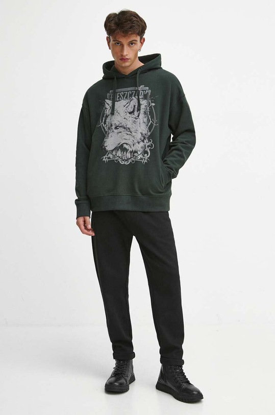 Mikina pánska zelená farba RW23.BLM905 zelená RW23