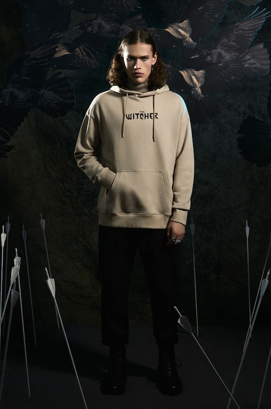 Mikina pánská z kolekce The Witcher x Medicine béžová barva další béžová RW23.BLM951