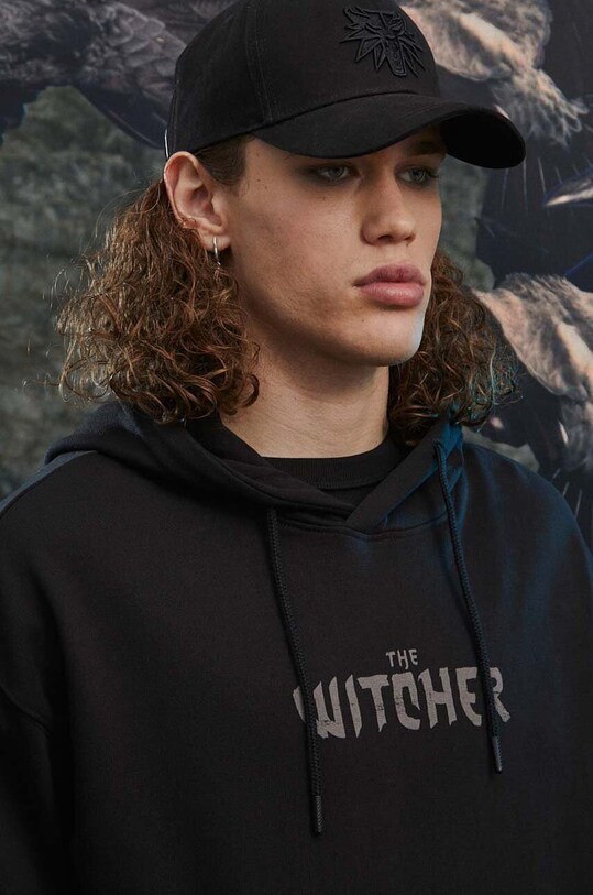 Bluza męska z kolekcji The Witcher x Medicine kolor czarny czarny RW23.BLM951