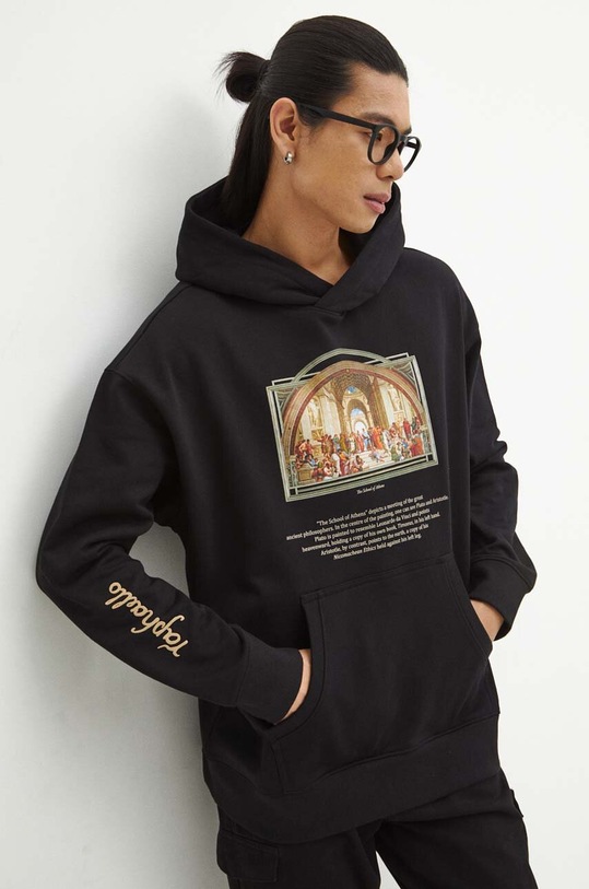 Mikina pánská z kolekce Eviva L'arte černá barva další černá RW23.BLMC52