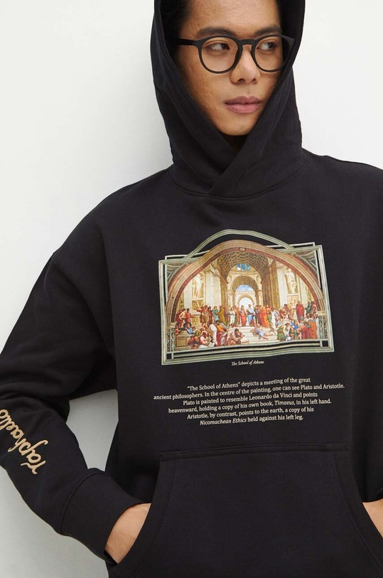 Mikina pánská z kolekce Eviva L'arte černá barva černá RW23.BLMC52