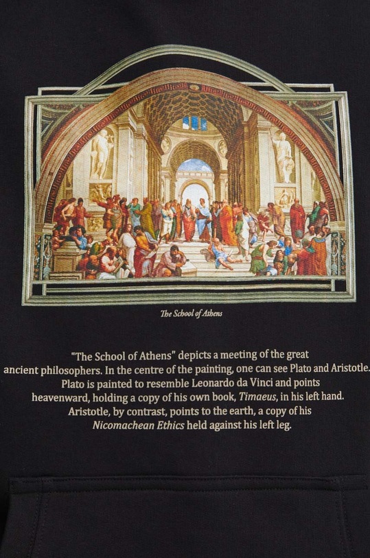 Mikina pánská z kolekce Eviva L'arte černá barva RW23.BLMC52 černá