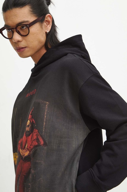 Mikina pánská z kolekce Eviva L'arte černá barva RW23.BLMC54 černá