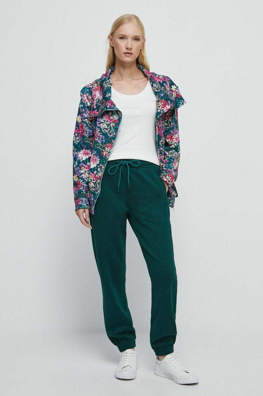 Longsleeve damski prążkowany kolor beżowy RW23.BUD051 beżowy RW23