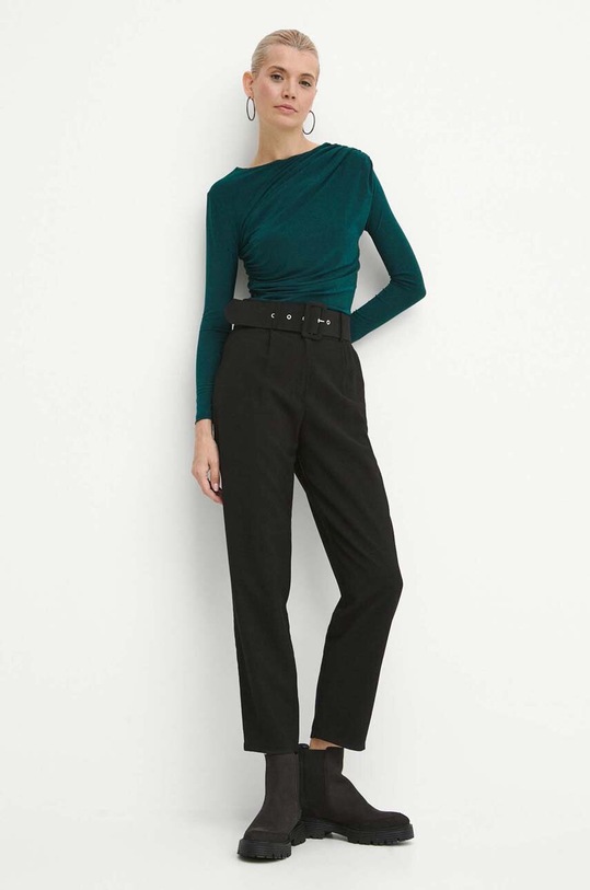 Longsleeve damski gładki kolor zielony RW23.BUD870 turkusowy RW23