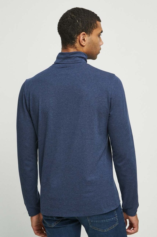 Odzież Longsleeve męski z golfem kolor granatowy RW23.BUM072 granatowy