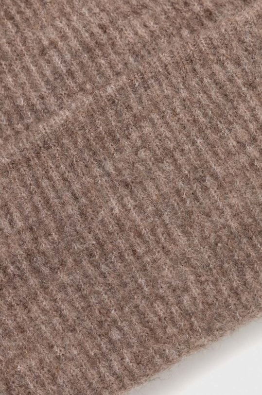 Akcesoria Czapka beanie z domieszką wełny kolor beżowy RW23.CAD070 beżowy