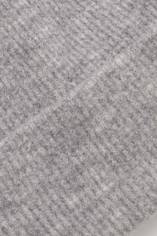 Akcesoria Czapka beanie z domieszką wełny kolor szary RW23.CAD070 szary