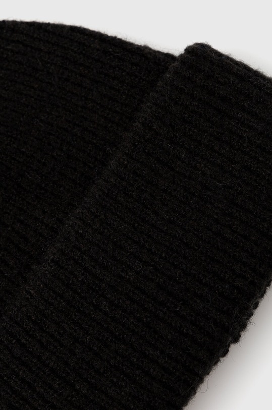 Doplnky Čiapka s prímesou vlny dámska čierna farba RW23.CAD072 čierna