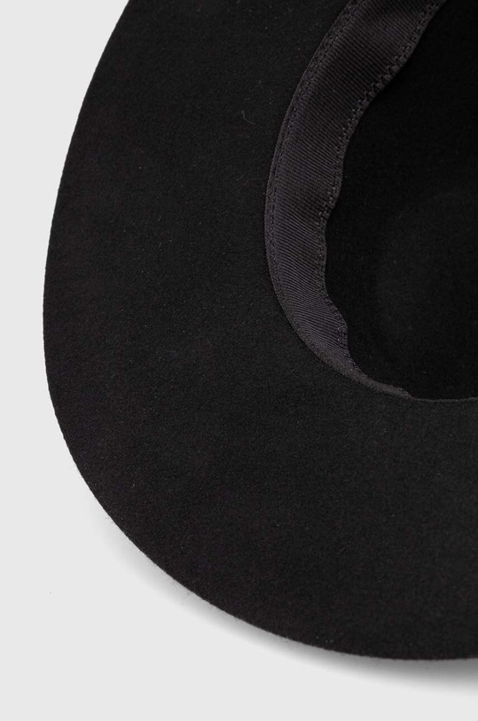 Vlněný klobouk černá barva černá RW23.CAD303