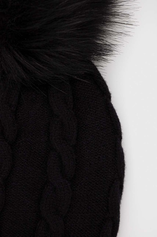 Čepice dámská černá barva černá RW23.CAD800