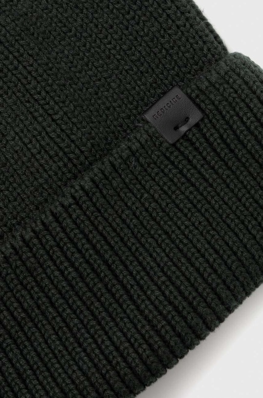 Akcesoria Czapka męska beanie gładka kolor zielony RW23.CAM050 zielony