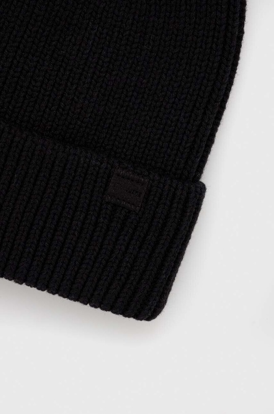 Czapka męska beanie prążkowana kolor czarny czarny RW23.CAM053