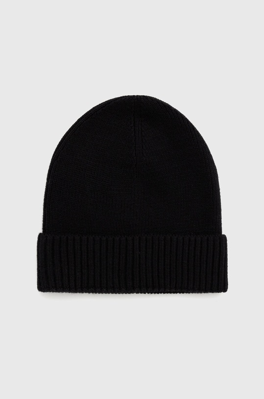 Čepice se směsí kašmíru pánská černá barva s příměsí vlny černá RW23.CAM701