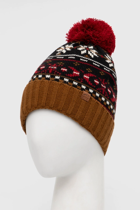 Czapka męska beanie z pomponem kolor multicolor RW23.CAM814 multicolor RW23