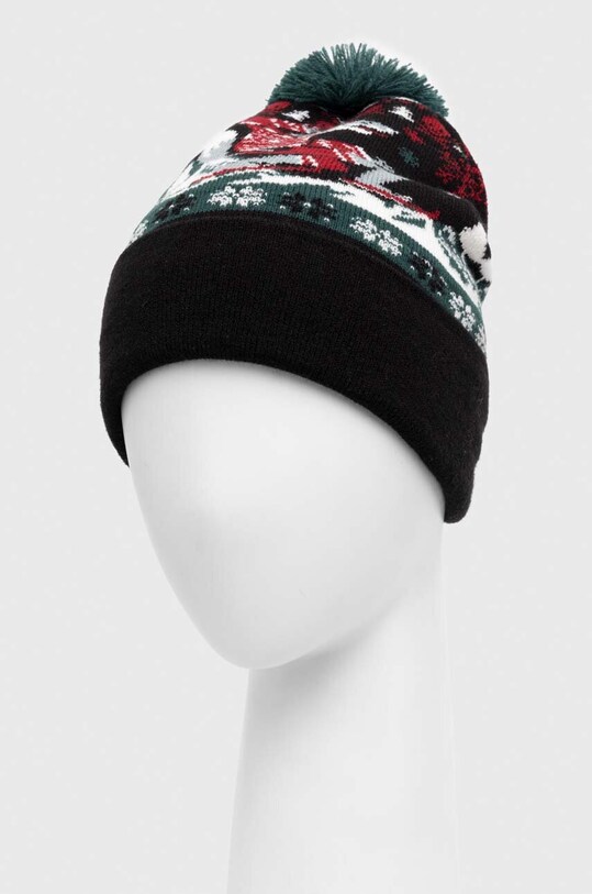 Czapka męska beanie z pomponem kolor multicolor RW23.CAM901 multicolor RW23