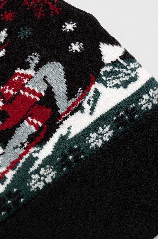 Akcesoria Czapka męska beanie z pomponem kolor multicolor RW23.CAM901 multicolor
