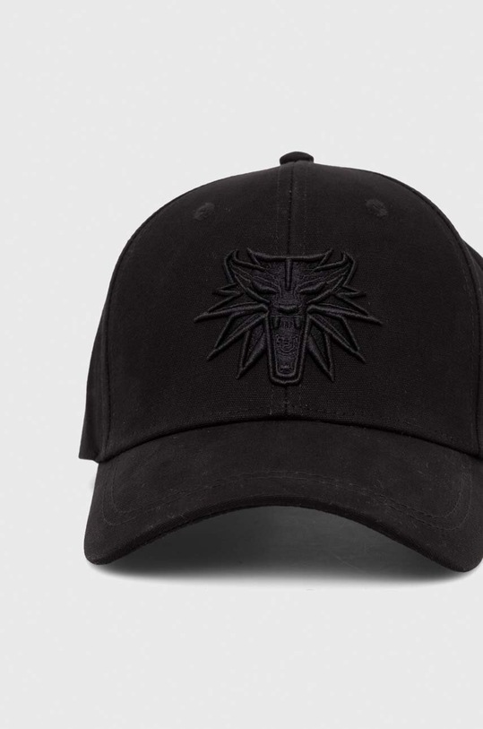 Akcesoria Czapka z daszkiem męska z kolekcji The Witcher x Medicine kolor czarny RW23.CAM950 czarny