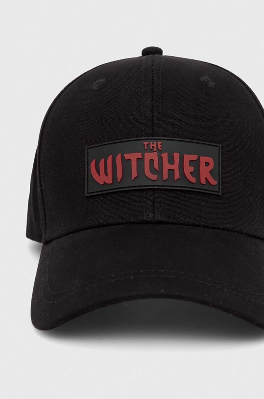 Akcesoria Czapka z daszkiem męska z kolekcji The Witcher x Medicine kolor czarny RW23.CAM951 czarny