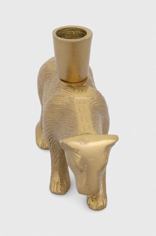 Obývacia izba Dekoračný svietnik – medveď zlatá farba RW23.DEU918 zlatá