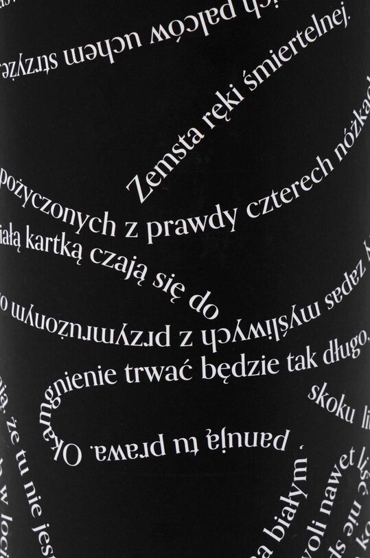 Butelka termiczna 500 ml - Kolekcja jubileuszowa. 2023 Rok Wisławy Szymborskiej x Medicine, kolor czarny RW23.KBU350 czarny