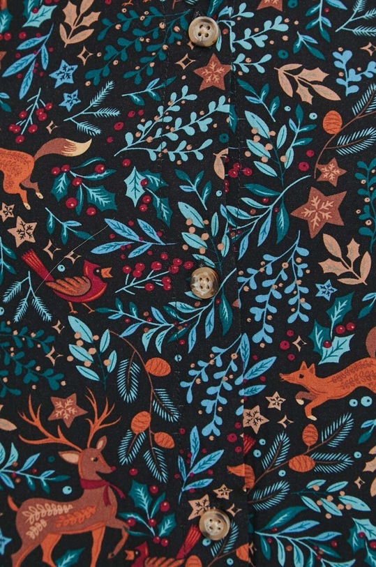 Koszula damska z motywem zwierzęcym kolor multicolor RW23.KDD090 multicolor