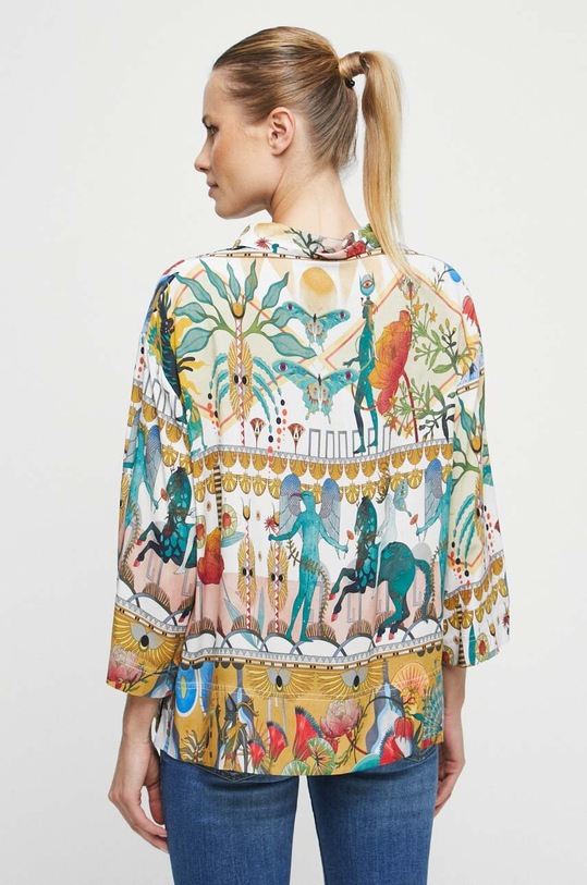 Odzież Koszula damska wzorzysta kolor multicolor RW23.KDD101 multicolor