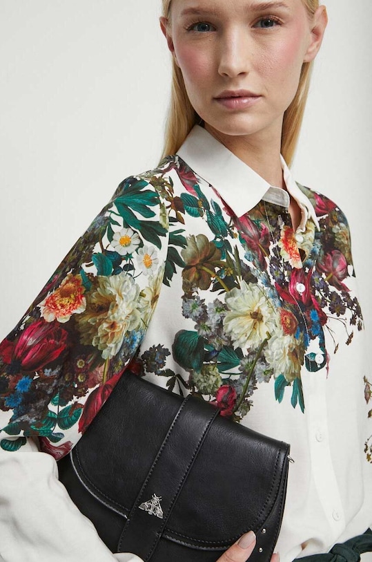 Koszula damska wzorzysta kolor beżowy RW23.KDD300 beżowy