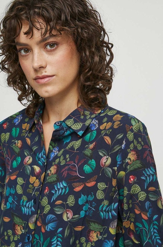 Koszula damska wzorzysta kolor multicolor casual multicolor RW23.KDD507