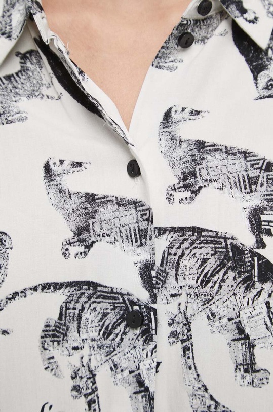 Koszula damska z kolekcji Graficzny Atlas Zwierząt kolor biały RW23.KDD550