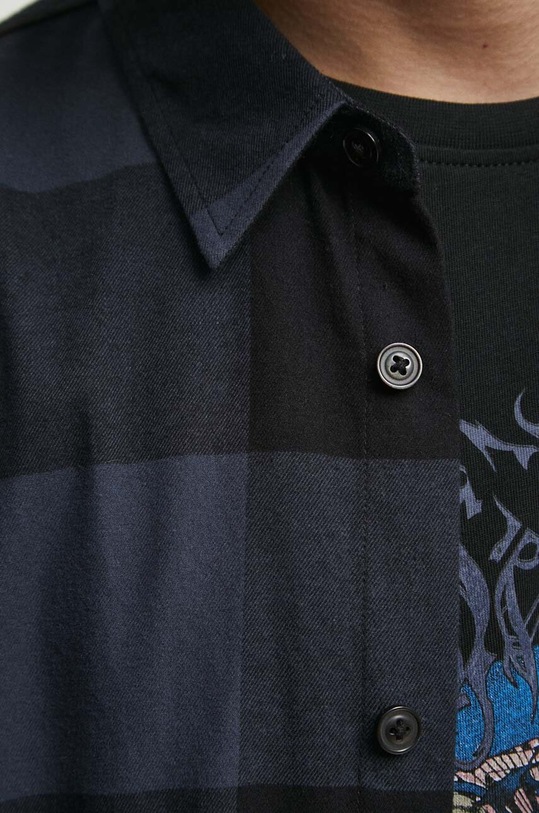 Koszula męska z kołnierzykiem klasycznym kolor szary RW23.KDM401