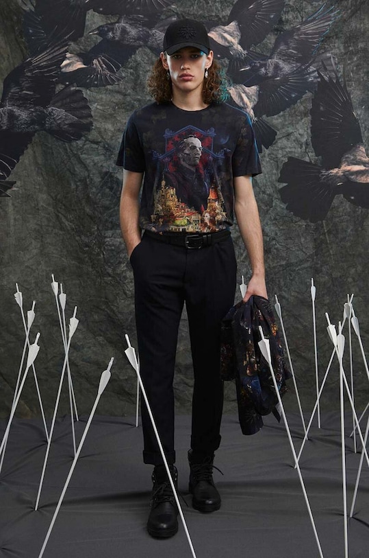 Koszula męska z kolekcji The Witcher x Medicine kolor multicolor multicolor RW23.KDM915